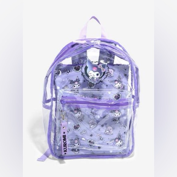 Other - Kuromi Lolita Purple Clear Backpack- NWT